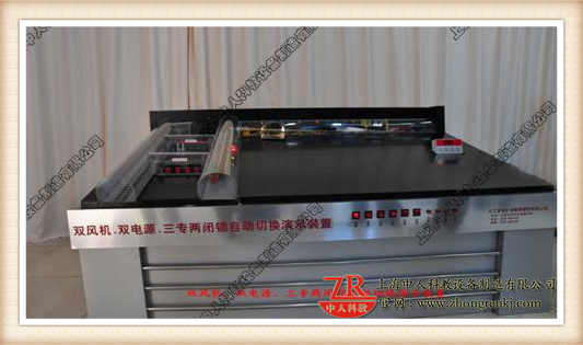 雙風(fēng)機(jī)、雙電源、自動(dòng)切換，三專(zhuān)二閉鎖演示裝置