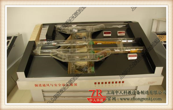 掘進與通風工作面生產(chǎn)安全演示裝置